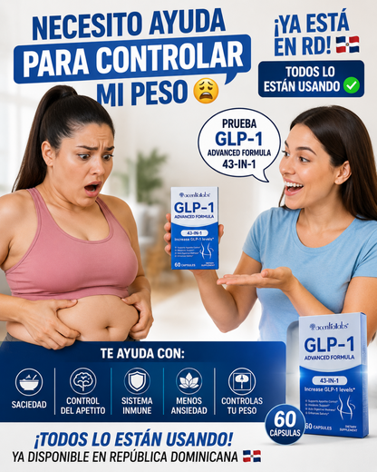 GLP-1 Advanced Formula – Control Natural del Apetito y Apoyo para la Pérdida de Peso