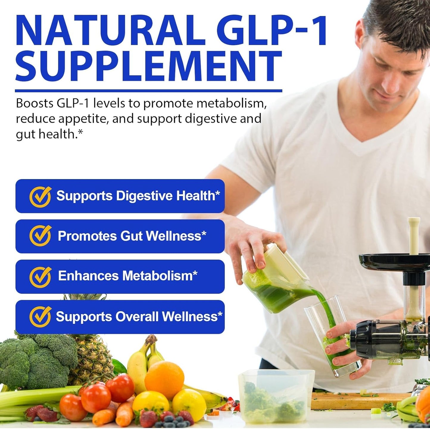 GLP-1 Advanced Formula – Control Natural del Apetito y Apoyo para la Pérdida de Peso