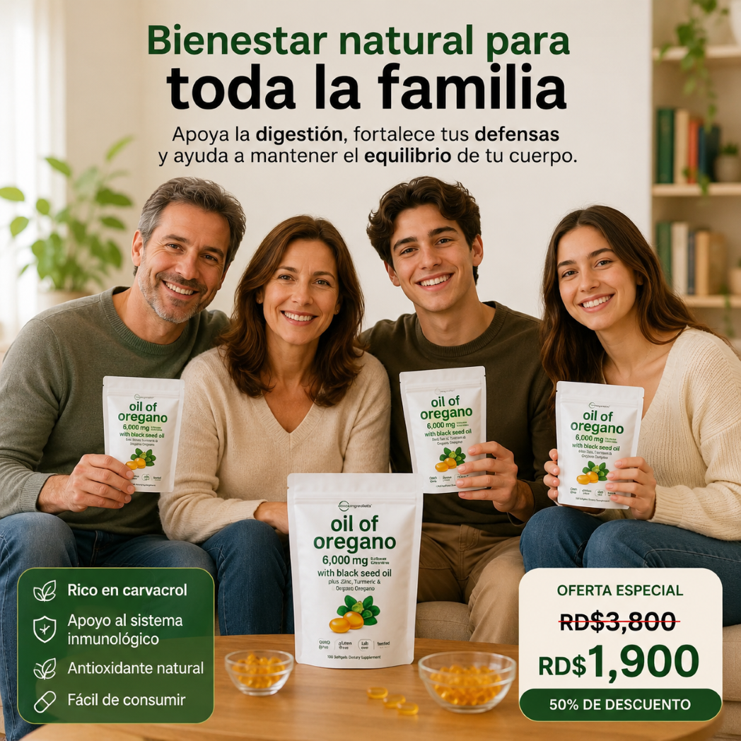 Aceite de Orégano - CÁPSULAS