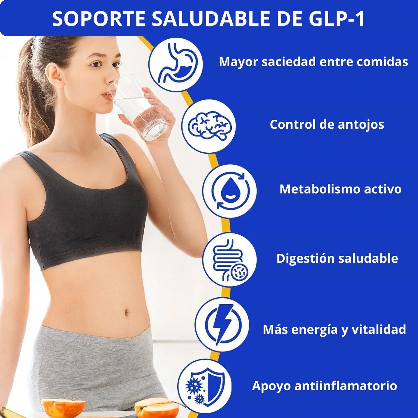 GLP-1 Advanced Formula – Control Natural del Apetito y Apoyo para la Pérdida de Peso