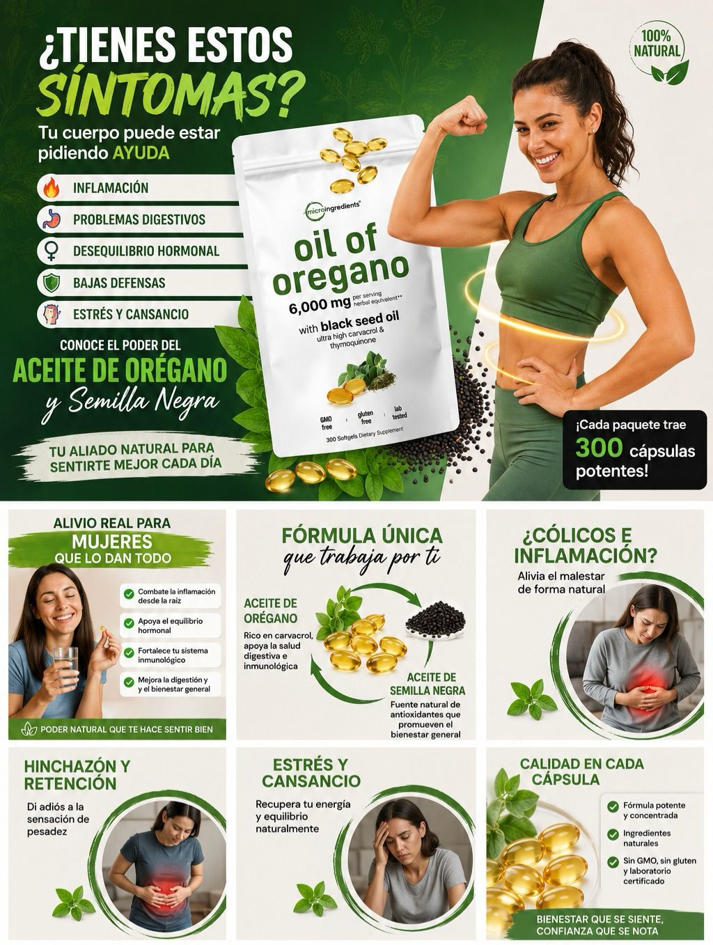 Aceite de Orégano - CÁPSULAS
