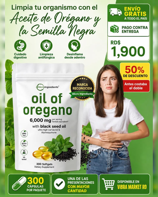 Aceite de Orégano - CÁPSULAS