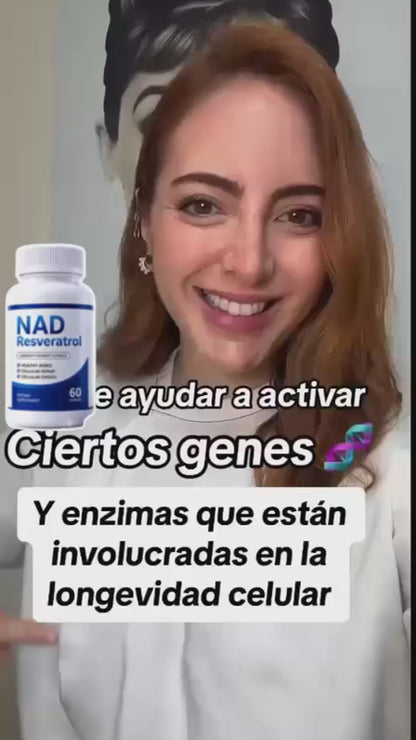 NAD + Resveratrol - Complejo Nutricional de Longevidad